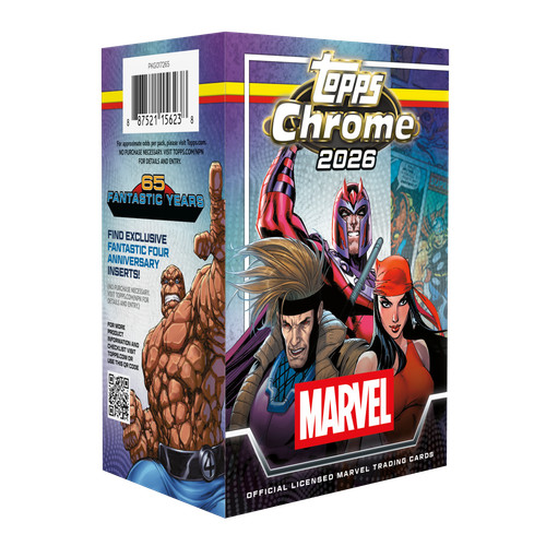 2026 topps chrome - chrome, marvel