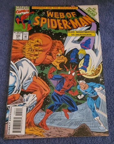 Web spiderman 105 marvel - of, #105