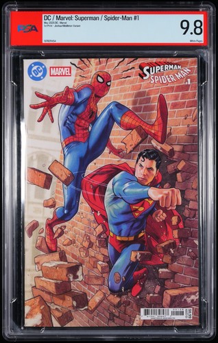 Marvel superman spider - dc/marvel:, superman/spider-man